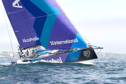 team AkzoNobel  in Volvo Ocean Race 2017-18.