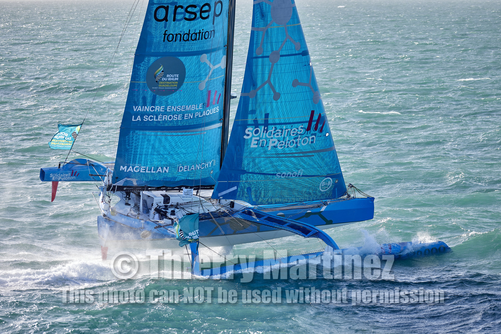22_38839   © Thierry Martinez.DINARD, FRANCE. 9 Novembre  2022Départ de la 12éme ROUTE DU RHUM, transatlantique course à la voile en solitaire de St Malo(FRA)  à Pointe à Pitre (FRA-Guadeloupe) 3.543 milles nautiques.
