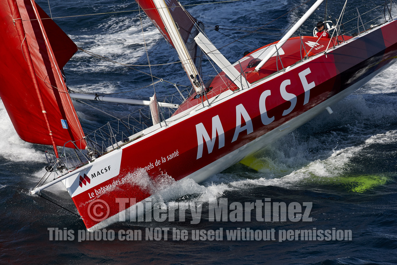 MACSF , Bertrand de Broc et Marc Guillemot avant la Transat Jacques Vabre 2015.