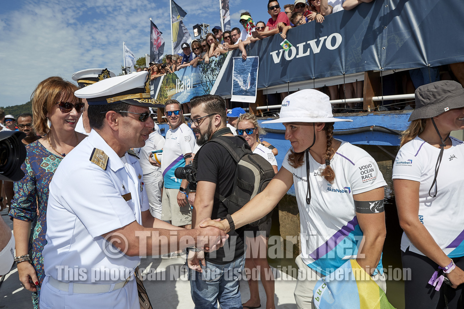 team AkzoNobel  in Volvo Ocean Race 2017-18.