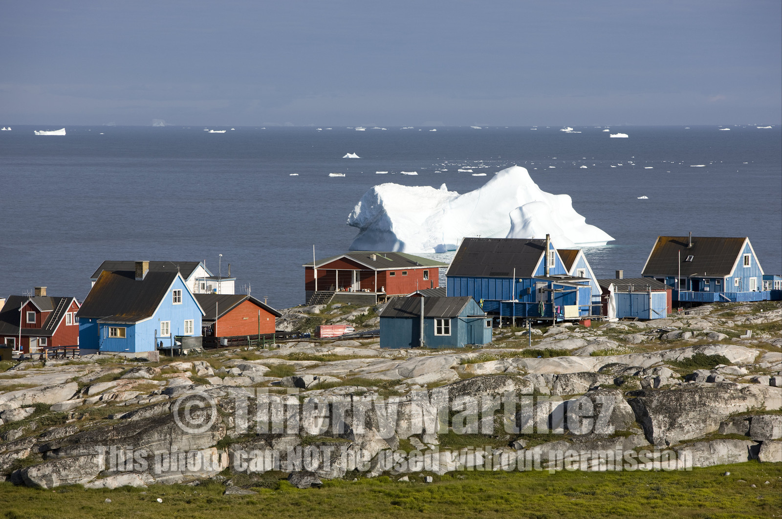Schooner LA LOUISE sailing on west coast of Greenland.