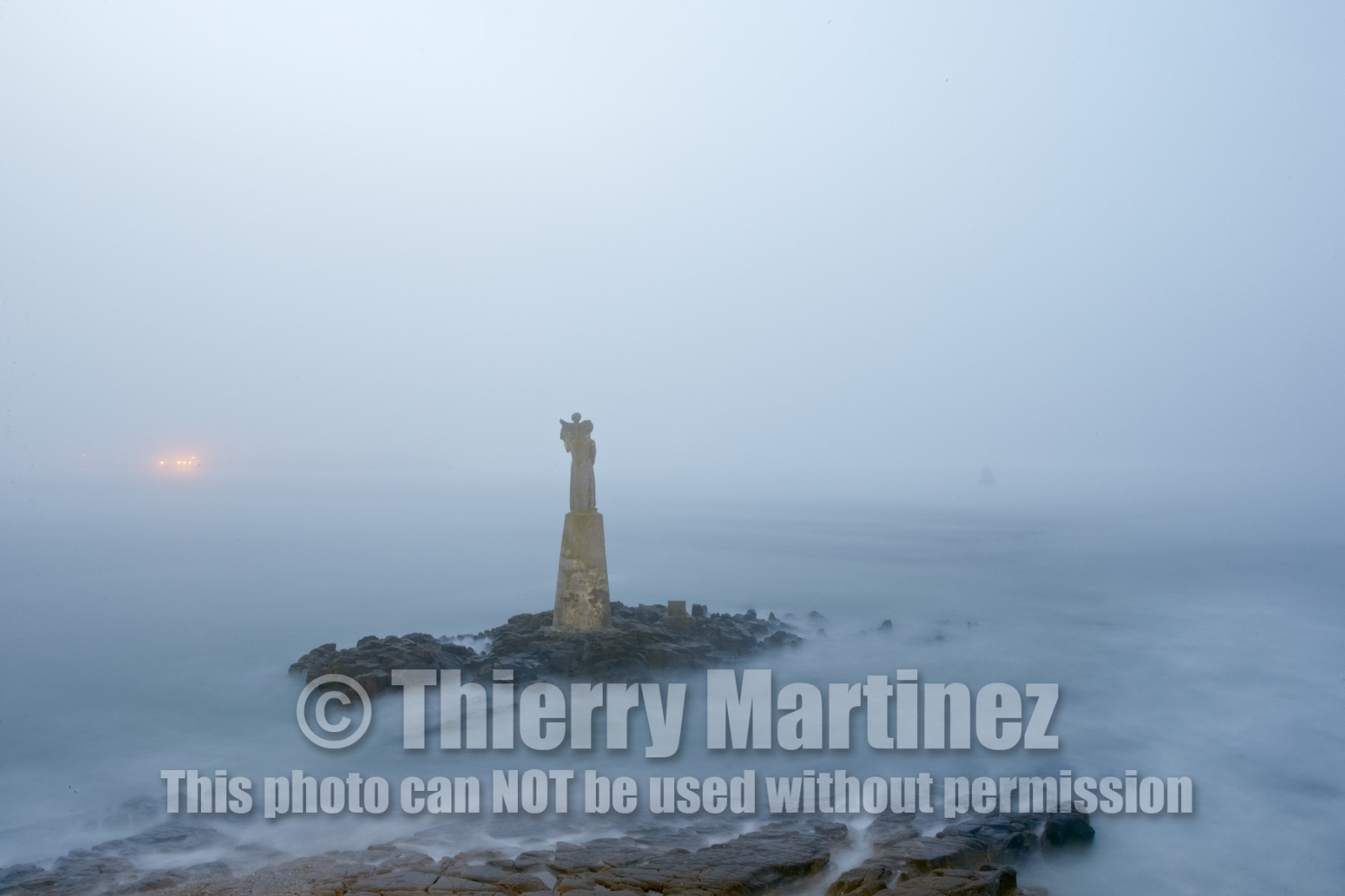 Levé de soleil à la cale du Guilvain.