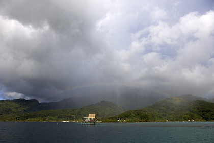 15_025140  ©ThMartinez Sea&Co.  RAIATEA - ILES SOUS LE VENT. POLYNESIE FRANCAISE .  2 Février 2015. ..FERME PERLIERE