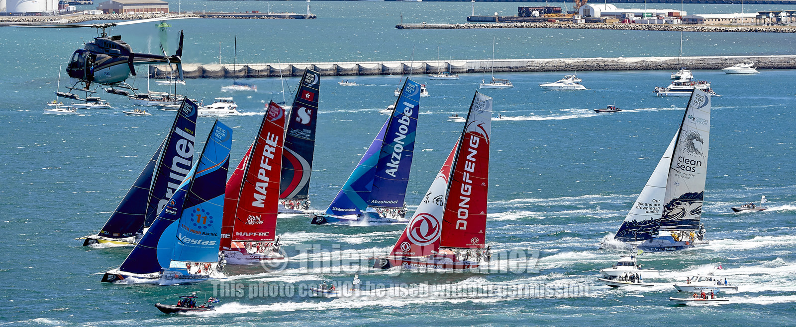 team AkzoNobel  in Volvo Ocean Race 2017-18.