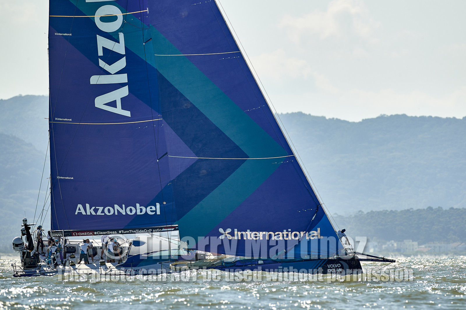 team AkzoNobel  in Volvo Ocean Race 2017-18.