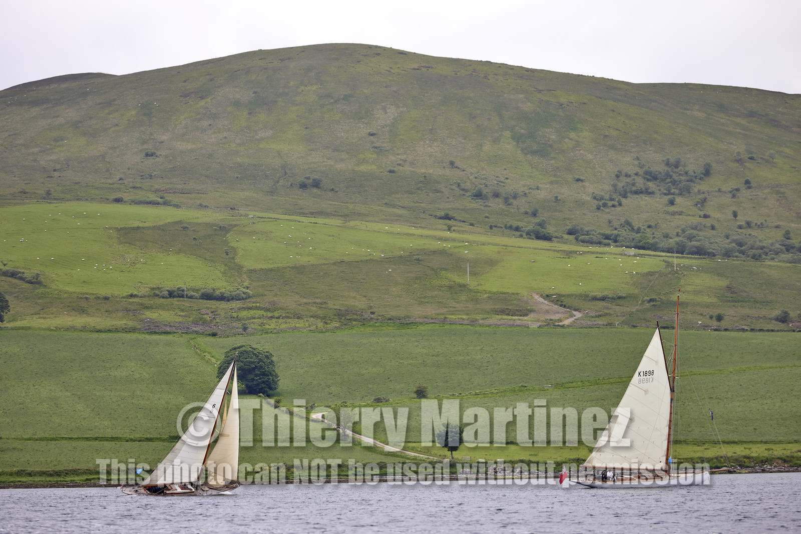 22_21527  © Thierry Martinez.FAIRLIE,SCOTLAND - UK 14th June 20222022 RICHARD MILLE FIFE REGATTA.Day 4 :ROTHESAY (ISLE OF BUTE) to PORTAVADIE.