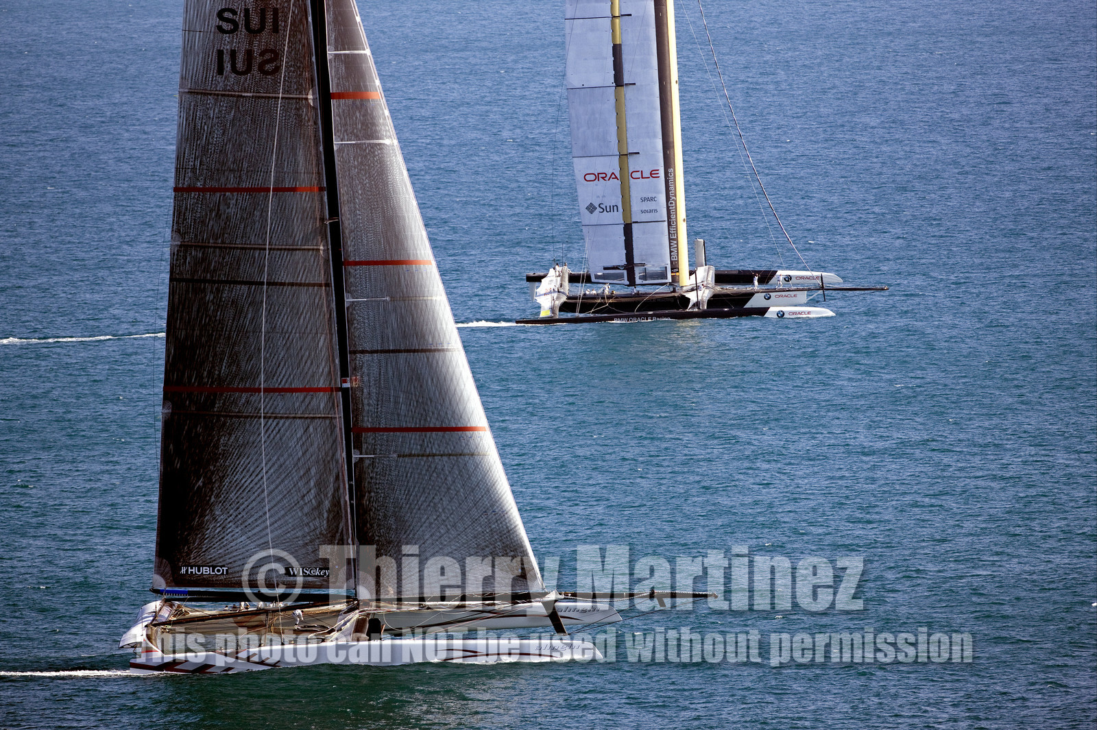 33rd  AMERICA'S CUP Valencia Spain, February 2010 - Defender:  ALINGHI (ALINGHI 5) vs Challenger : BMW Oracle Racing (USA 17)