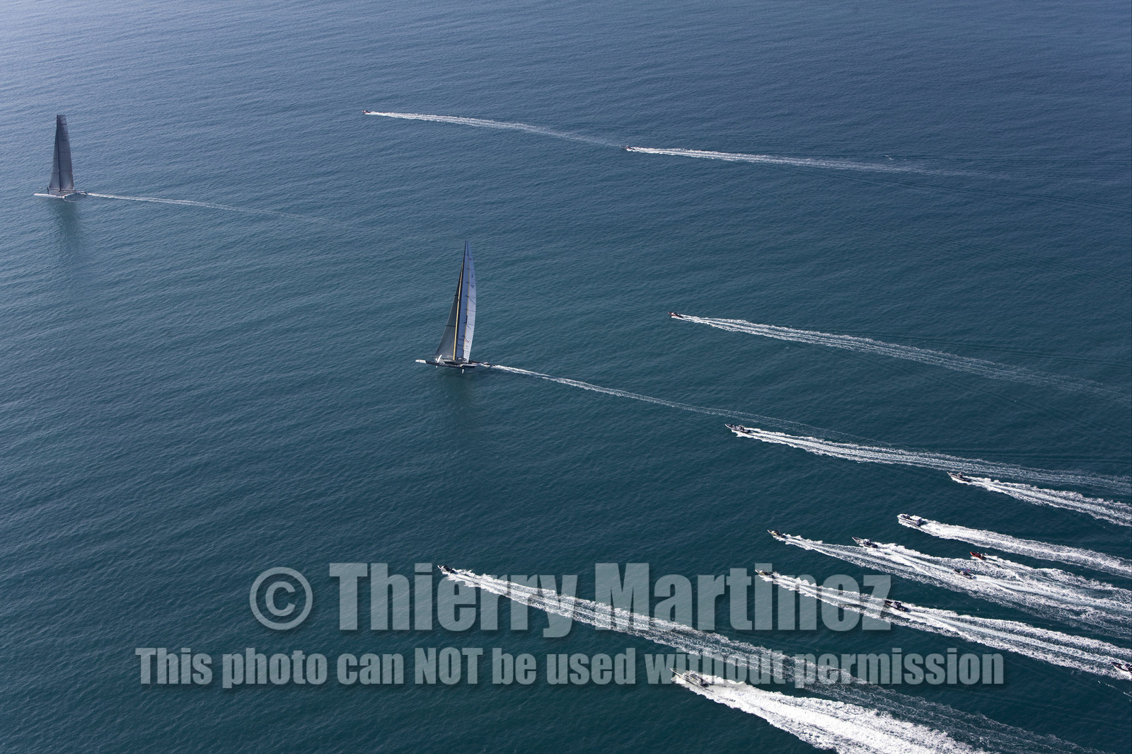 33rd  AMERICA'S CUP Valencia Spain, February 2010 - Defender:  ALINGHI (ALINGHI 5) vs Challenger : BMW Oracle Racing (USA 17)