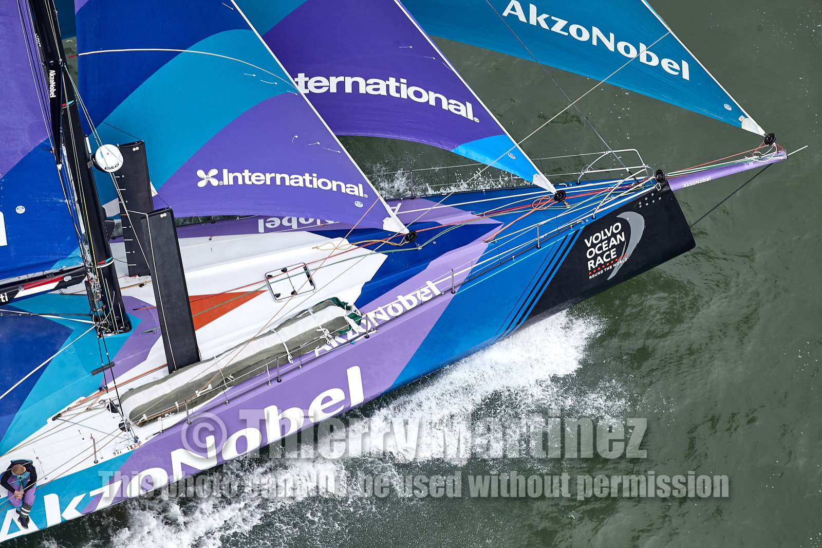 team AkzoNobel  in Volvo Ocean Race 2017-18.