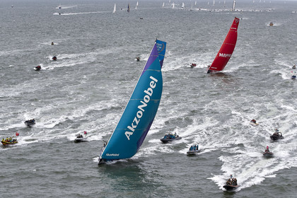 team AkzoNobel  in Volvo Ocean Race 2017-18.