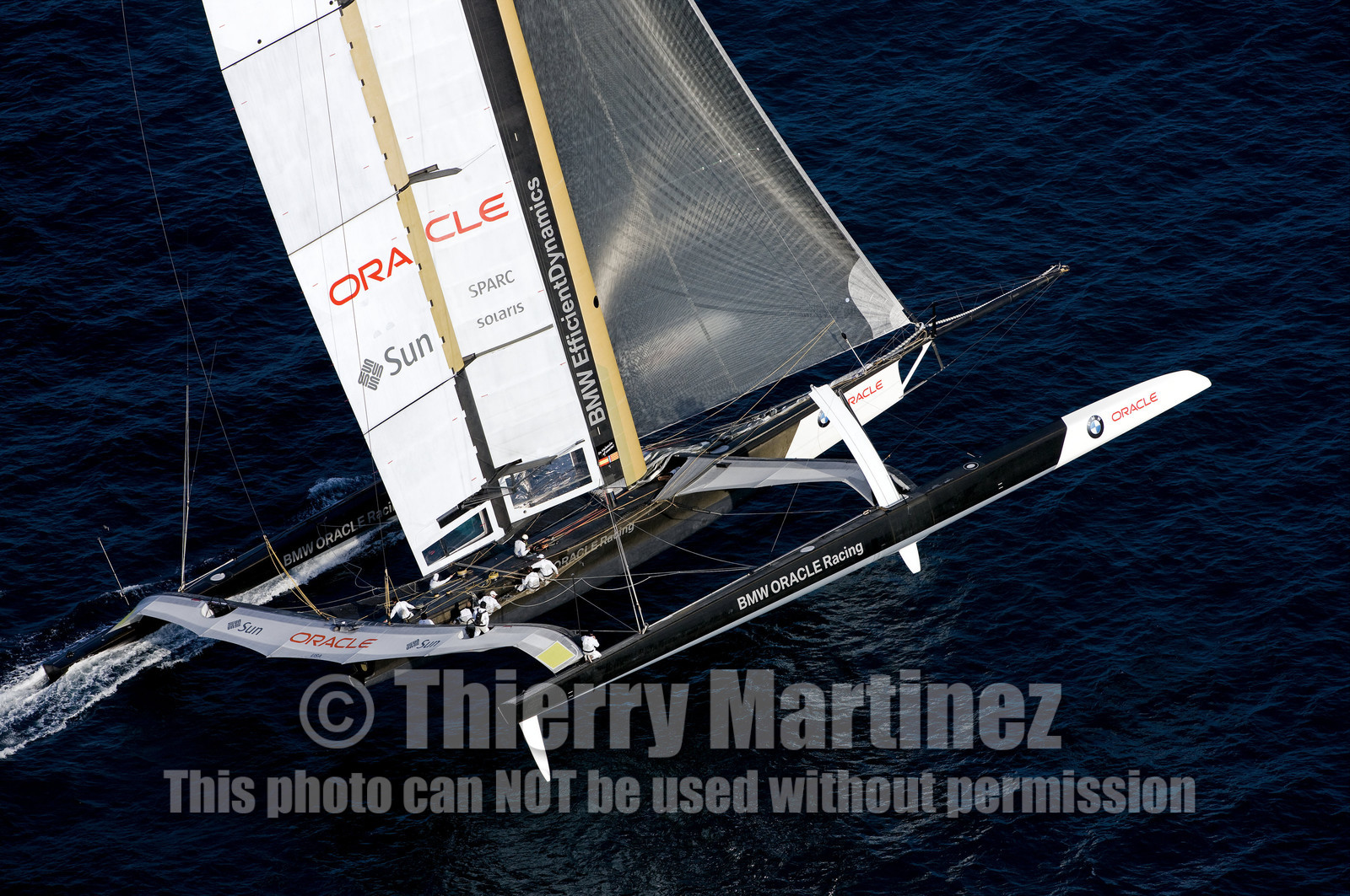 33rd  AMERICA'S CUP Valencia Spain, February 2010 - Defender:  ALINGHI (ALINGHI 5) vs Challenger : BMW Oracle Racing (USA 17)