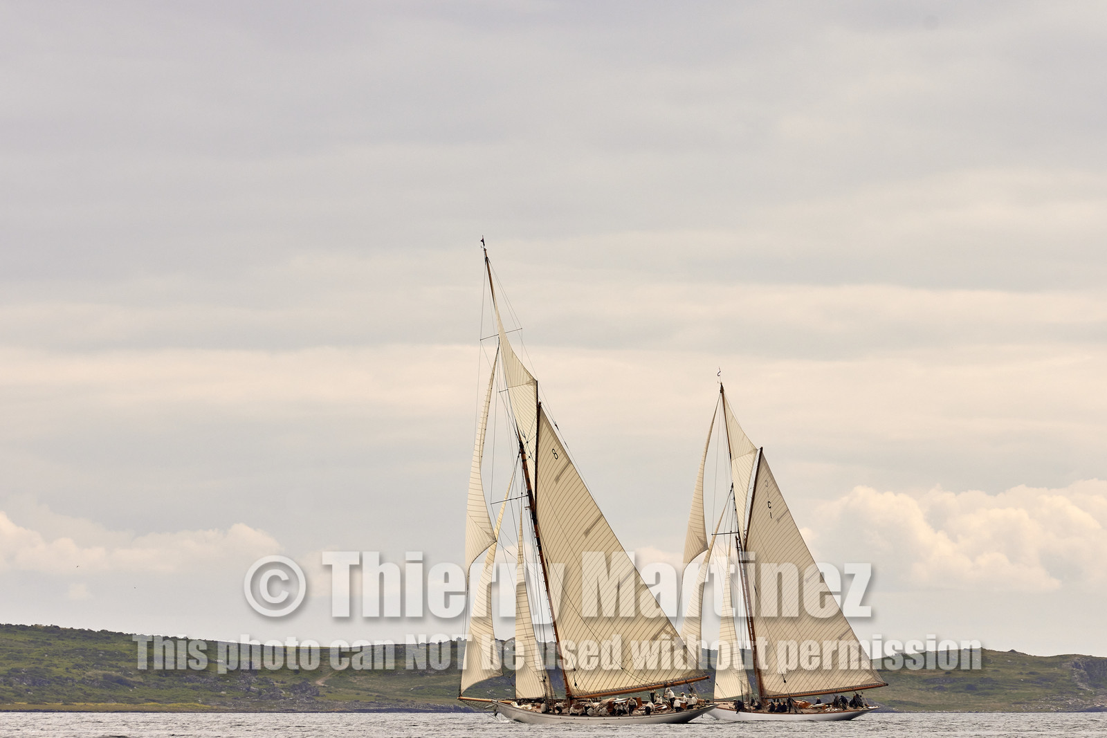22_22755  © Thierry Martinez.FAIRLIE,SCOTLAND - UK 14th June 20222022 RICHARD MILLE FIFE REGATTA.Day 4 :ROTHESAY (ISLE OF BUTE) to PORTAVADIE.