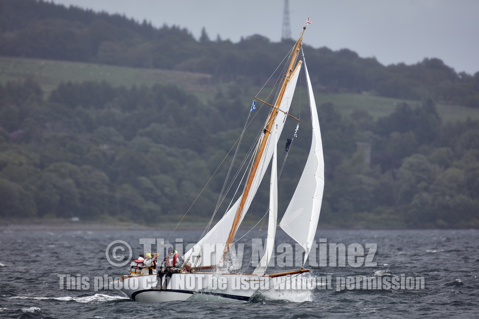 22_17006   © Thierry Martinez.FAIRLIE,SCOTLAND - UK 12th June 20222022 RICHARD MILLE FIFE REGATTA.Day 2 : LARGS to ROTHESAY
