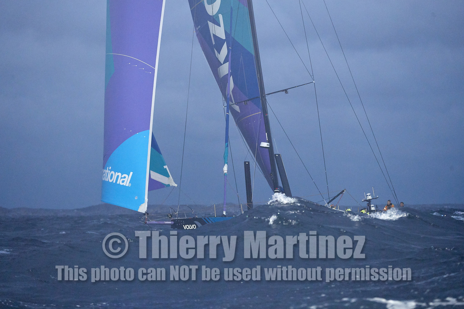 team AkzoNobel  in Volvo Ocean Race 2017-18.