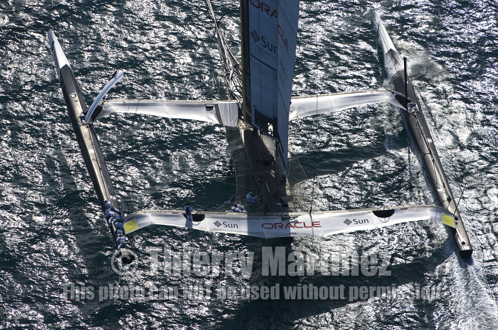 33rd  AMERICA'S CUP Valencia Spain, February 2010 - Defender:  ALINGHI (ALINGHI 5) vs Challenger : BMW Oracle Racing (USA 17)