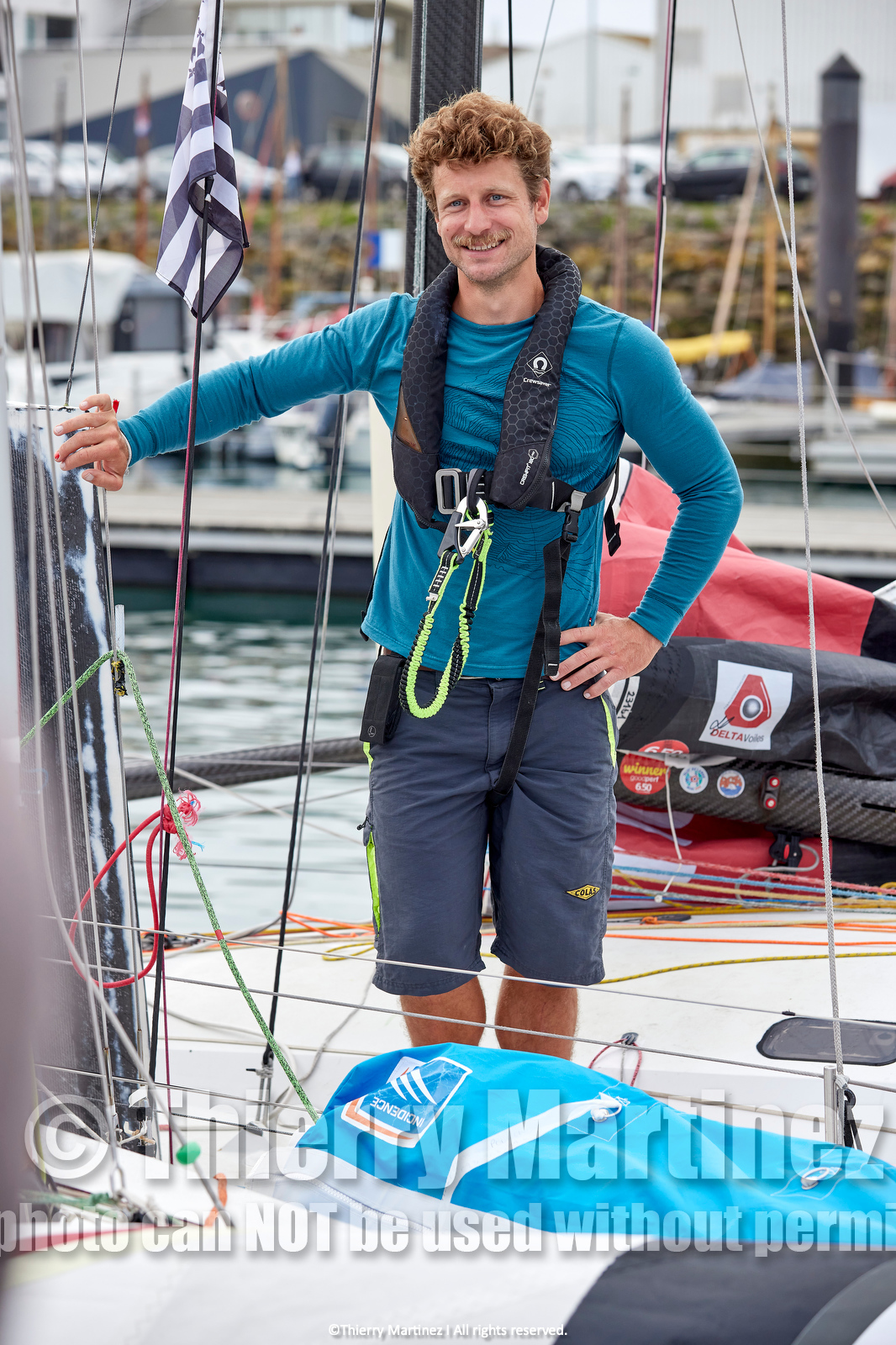 23_21681   © Thierry Martinez. LES SABLES D'OLONNE, 85 - FRANCE 25 septembre 2023.Départ MINI TRANSAT 2023. Départ du Dimanche 24 septembre retardé au Lundi 25 Sept .Les Sables d’Olonne (FRA)    Santa Cruz de la Palma ( Canaries)    St François ( Guadeloupe): 4050 NM.