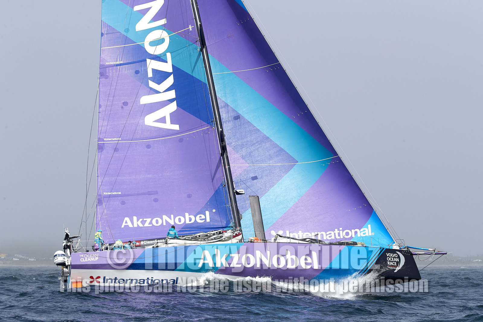 team AkzoNobel  in Volvo Ocean Race 2017-18.