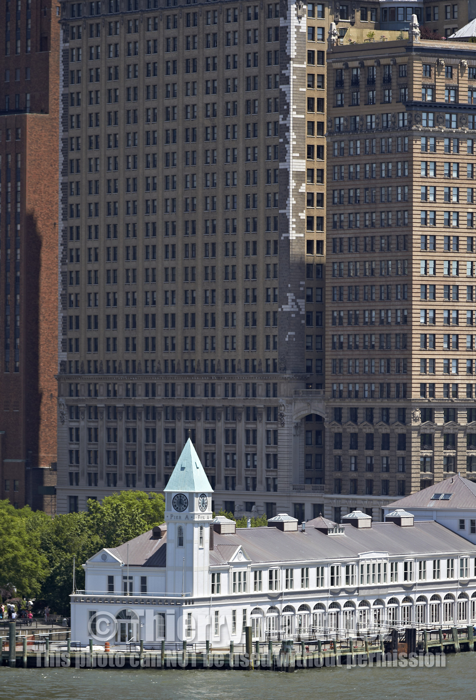 Aerial view of New York City (USA).