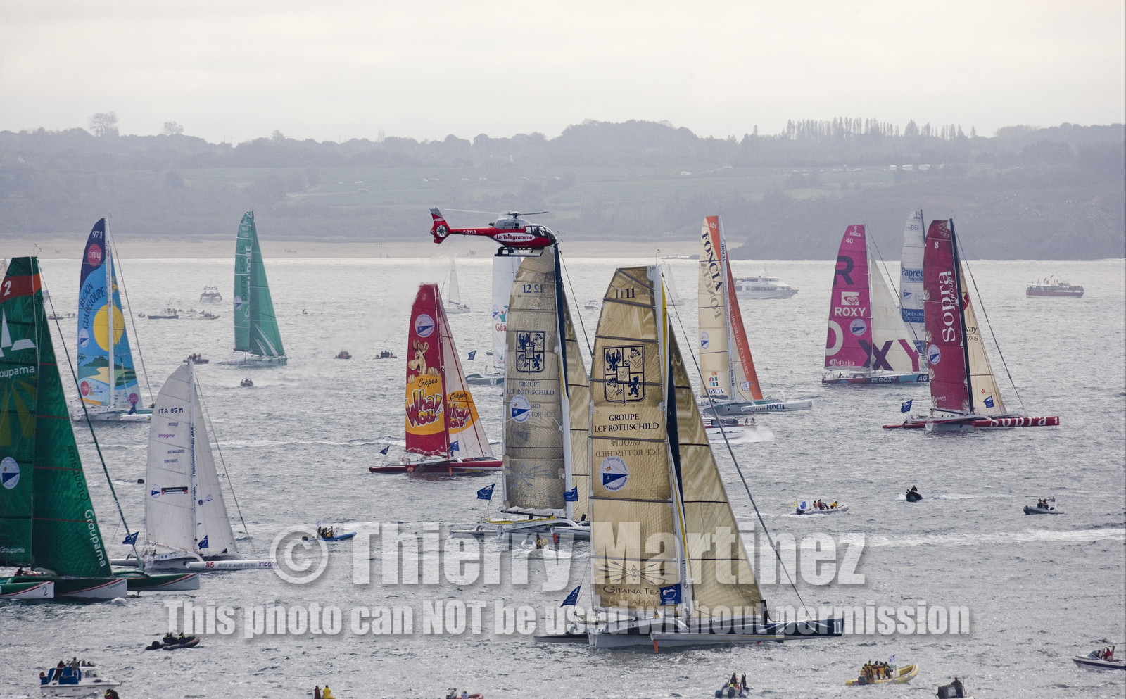 ROUTE DU RHUM Start in St Malo.Oct  2006