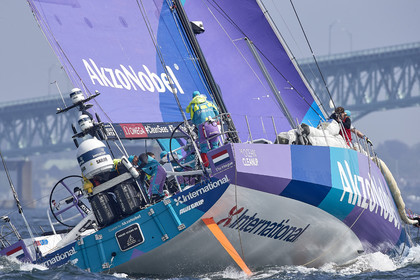 team AkzoNobel  in Volvo Ocean Race 2017-18.