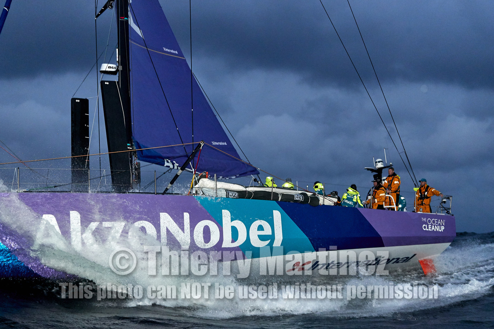 team AkzoNobel  in Volvo Ocean Race 2017-18.