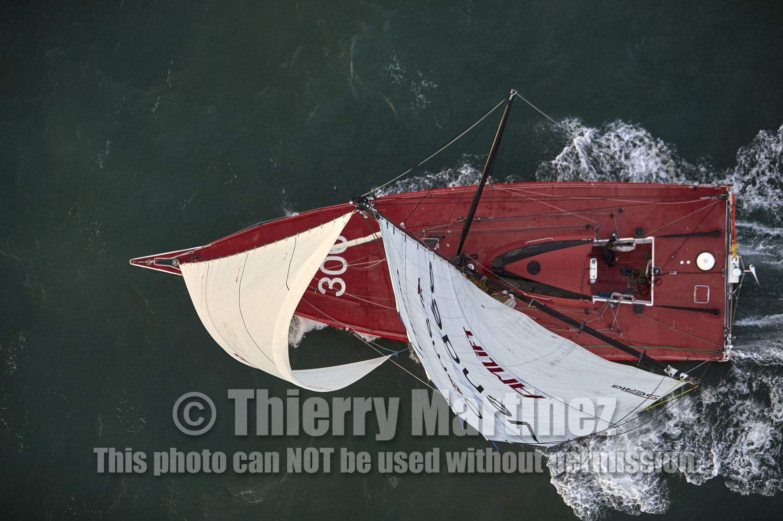 Départ de Jeff Pellet (FRA) sur son bateau COME IN VENDEE POUR UN TOUR DU MONDE;