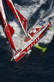MACSF , Bertrand de Broc et Marc Guillemot avant la Transat Jacques Vabre 2015.
