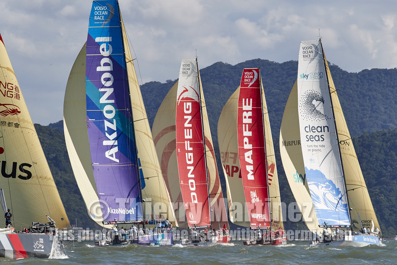 team AkzoNobel  in Volvo Ocean Race 2017-18.