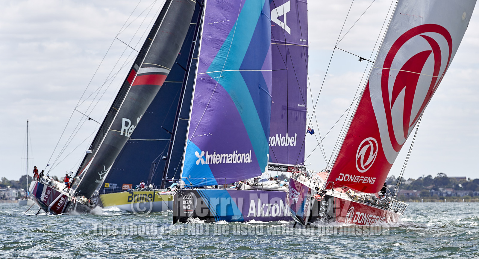 team AkzoNobel  in Volvo Ocean Race 2017-18.