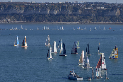 Départ Transat Jacques Vabre 2015.