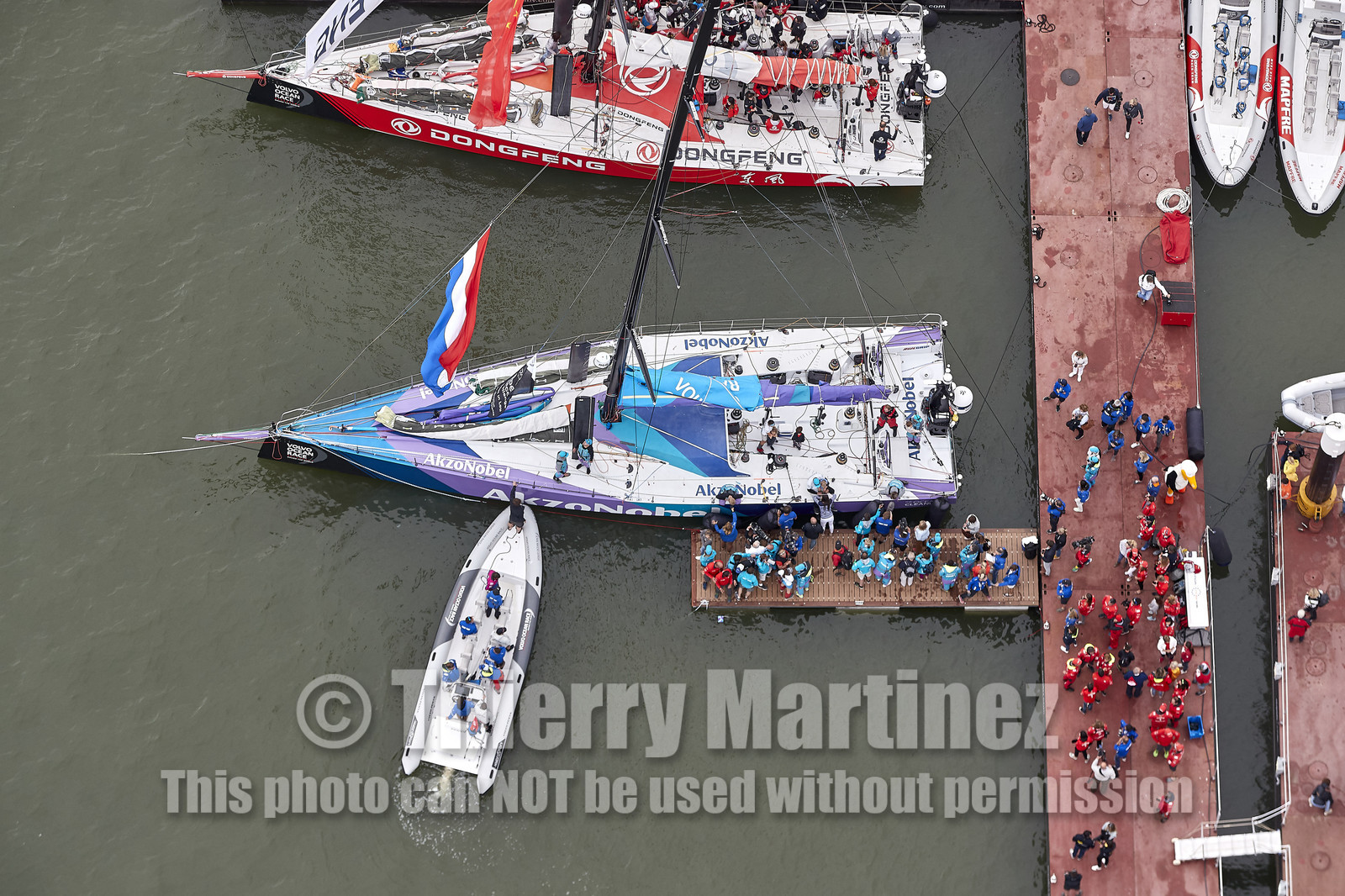 team AkzoNobel  in Volvo Ocean Race 2017-18.