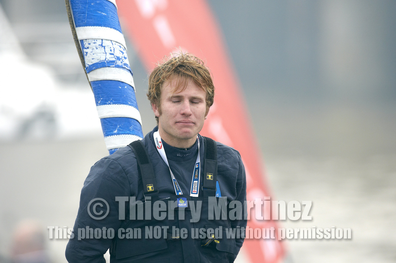 2012 13 VENDEE GLOBE. Winner arrival in Les sables d'Olonne (FRA