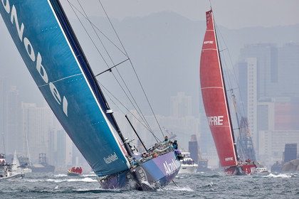 team AkzoNobel  in Volvo Ocean Race 2017-18.
