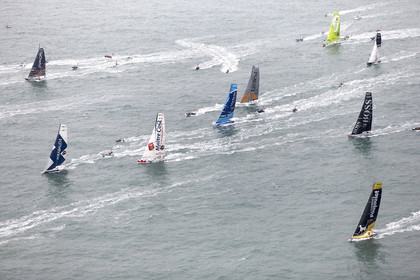 VENDEE GLOBE 2012 13 , Start 10 Nov 2012.