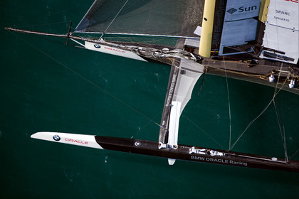 33rd  AMERICA'S CUP Valencia Spain, February 2010 - Defender:  ALINGHI (ALINGHI 5) vs Challenger : BMW Oracle Racing (USA 17)