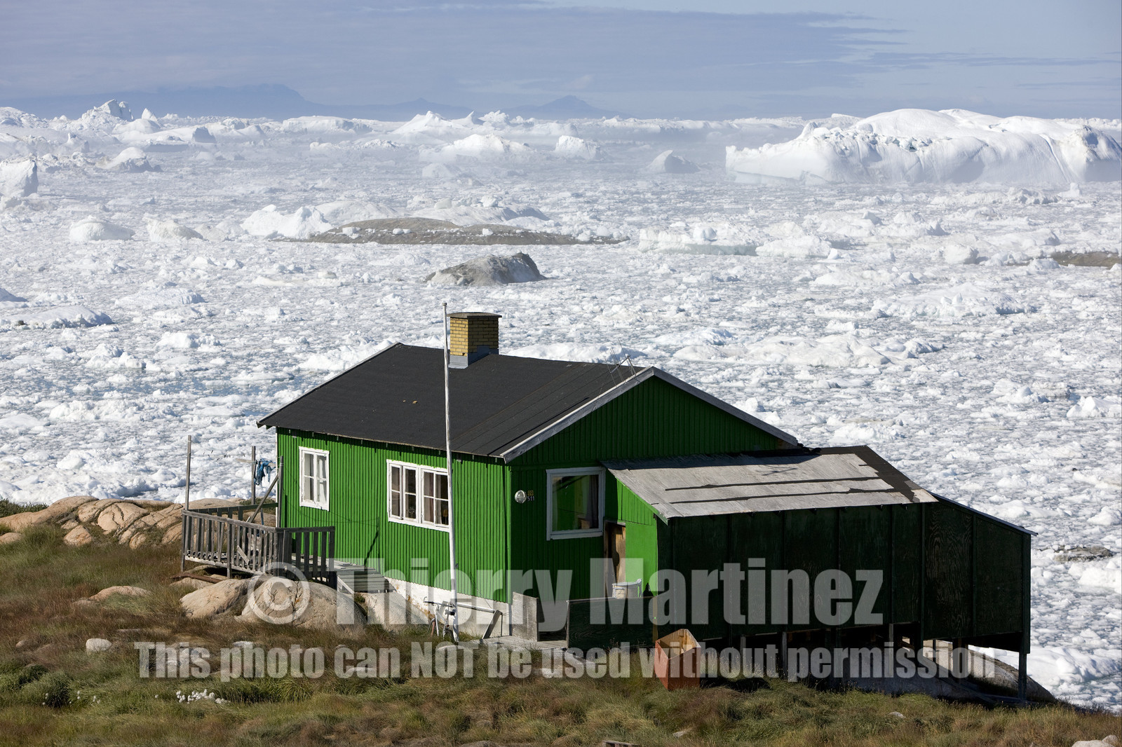 Schooner LA LOUISE sailing on west coast of Greenland.