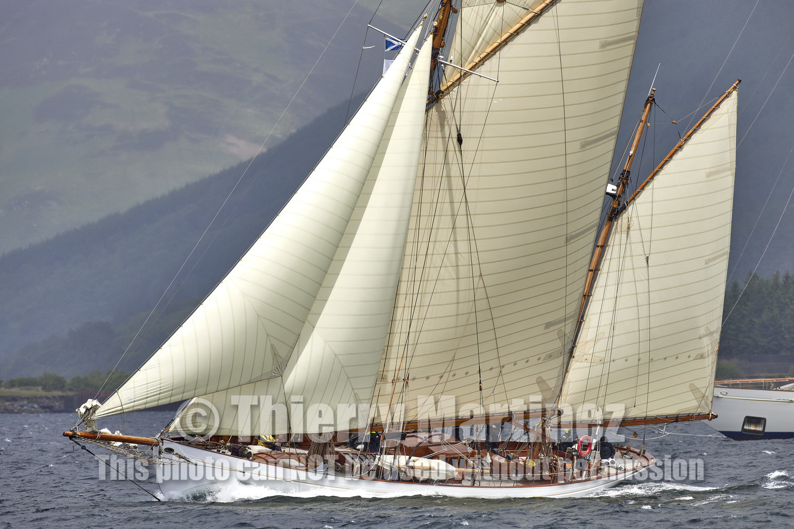 22_17006   © Thierry Martinez.FAIRLIE,SCOTLAND - UK 12th June 20222022 RICHARD MILLE FIFE REGATTA.Day 2 : LARGS to ROTHESAY