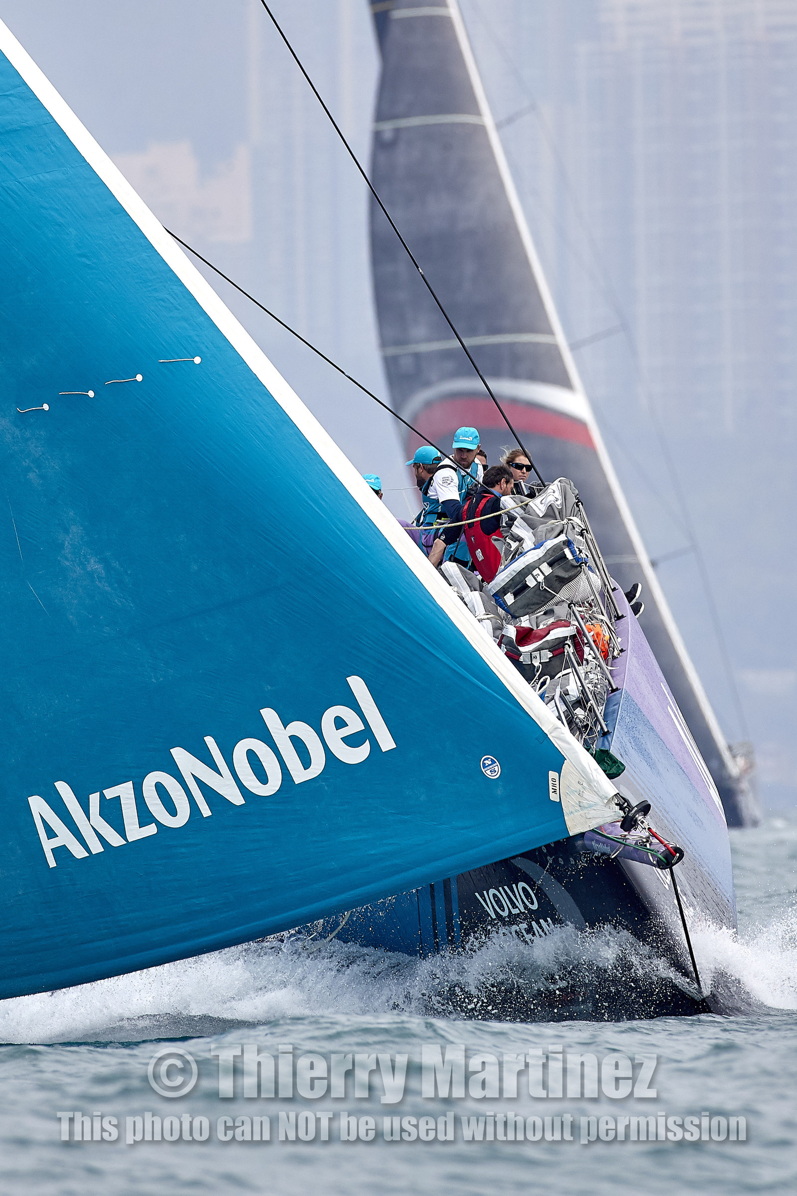 team AkzoNobel  in Volvo Ocean Race 2017-18.