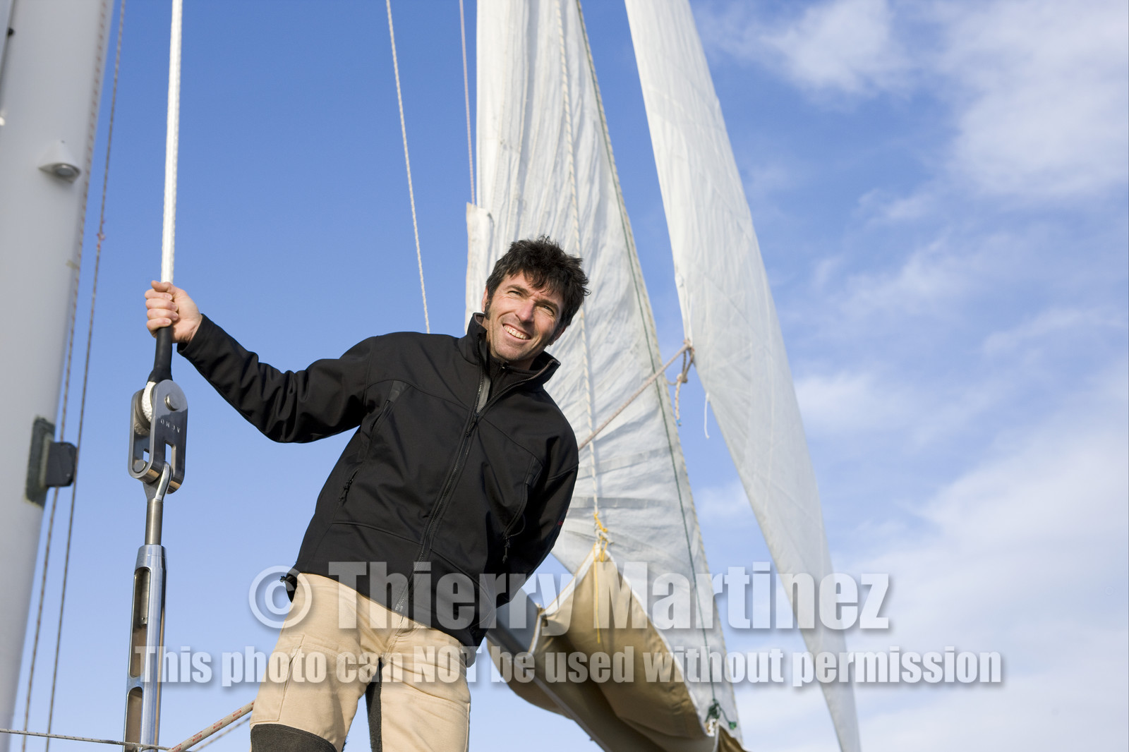LA LOUISE new schooner  of Thierry Dubois (FRA) Sailing in Golfe du Morbihan (FRA)