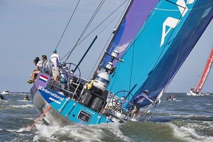 team AkzoNobel  in Volvo Ocean Race 2017-18.