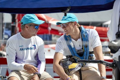 team AkzoNobel  in Volvo Ocean Race 2017-18.