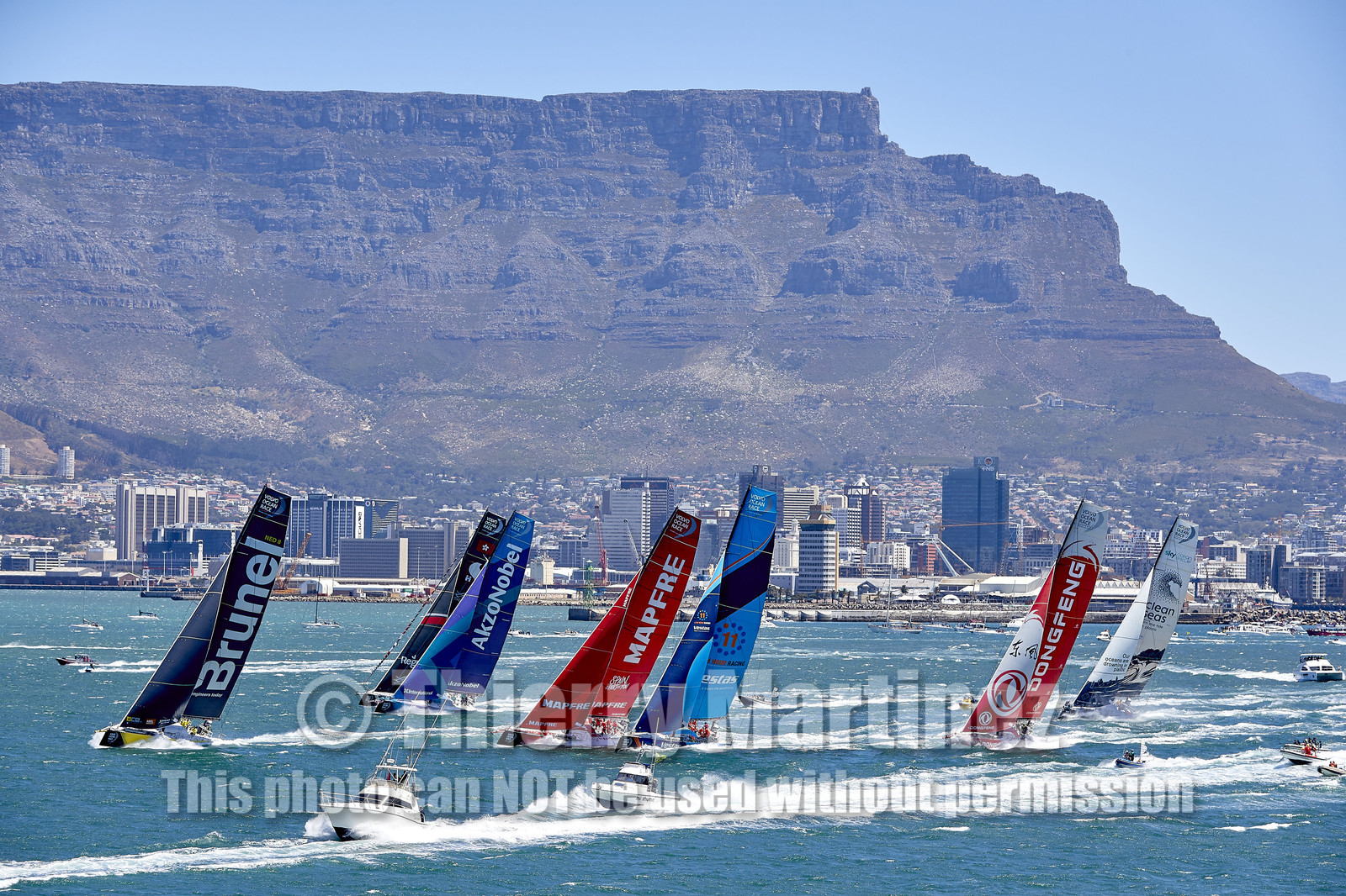 team AkzoNobel  in Volvo Ocean Race 2017-18.