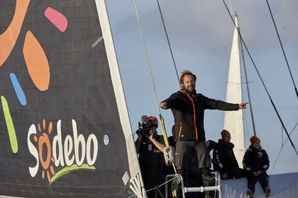 Single-handed sailing round the world record .