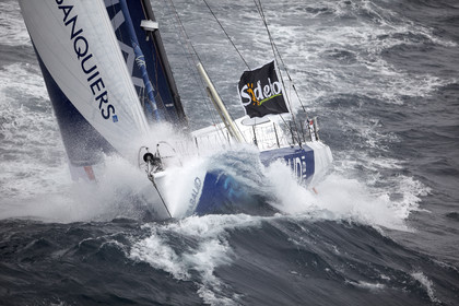 MIRABAUD  Monohull IMOCA 60, skipper Dominique Wavre (SUi)