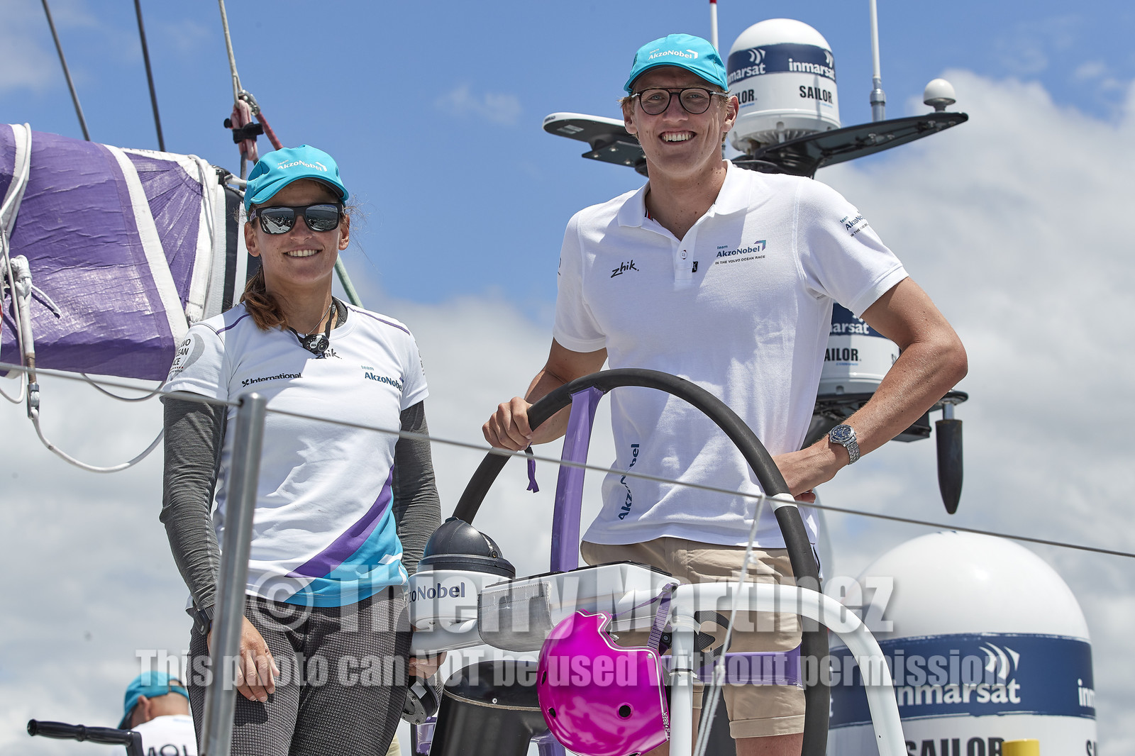 team AkzoNobel  in Volvo Ocean Race 2017-18.