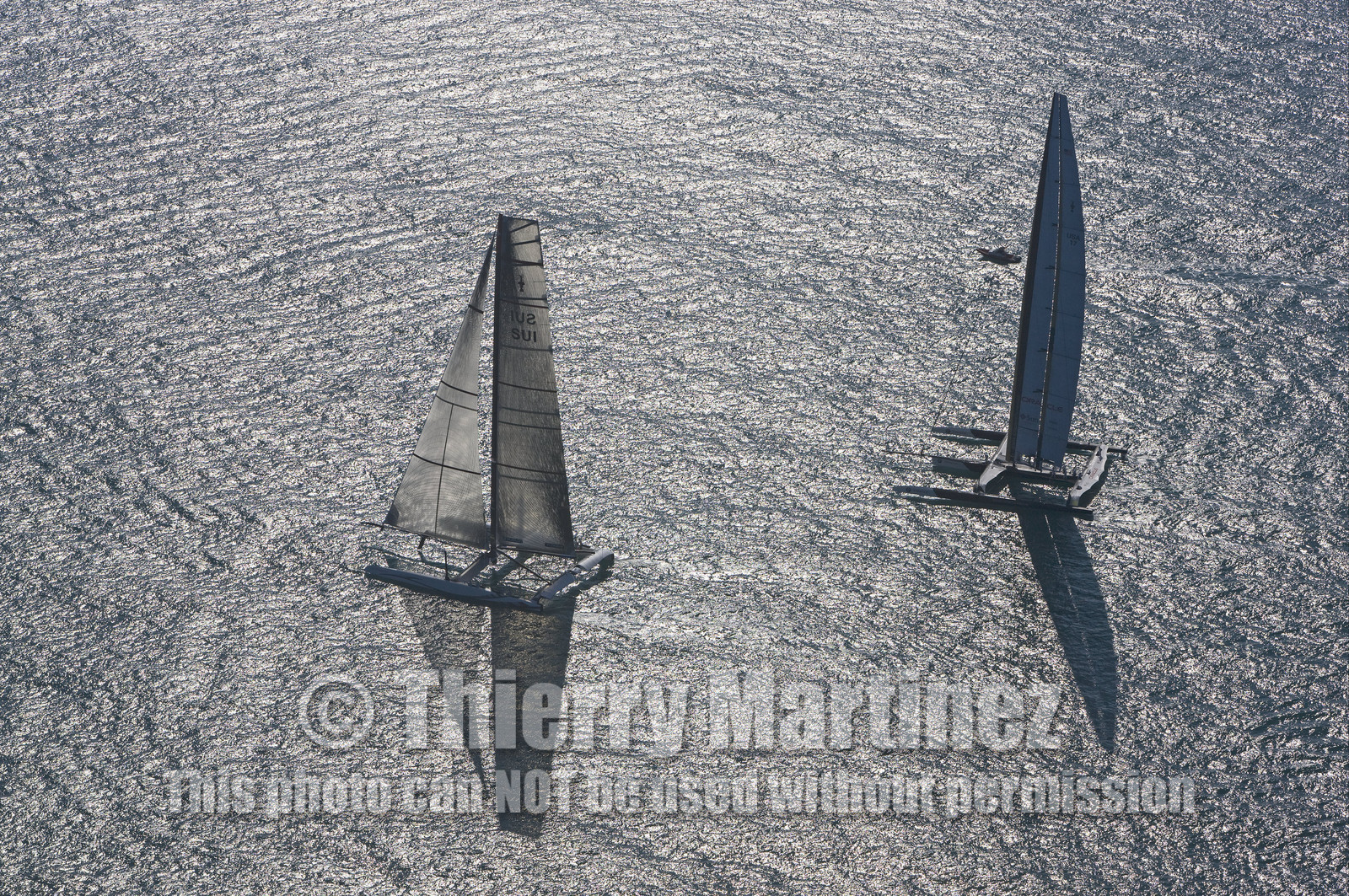 33rd  AMERICA'S CUP Valencia Spain, February 2010 - Defender:  ALINGHI (ALINGHI 5) vs Challenger : BMW Oracle Racing (USA 17)