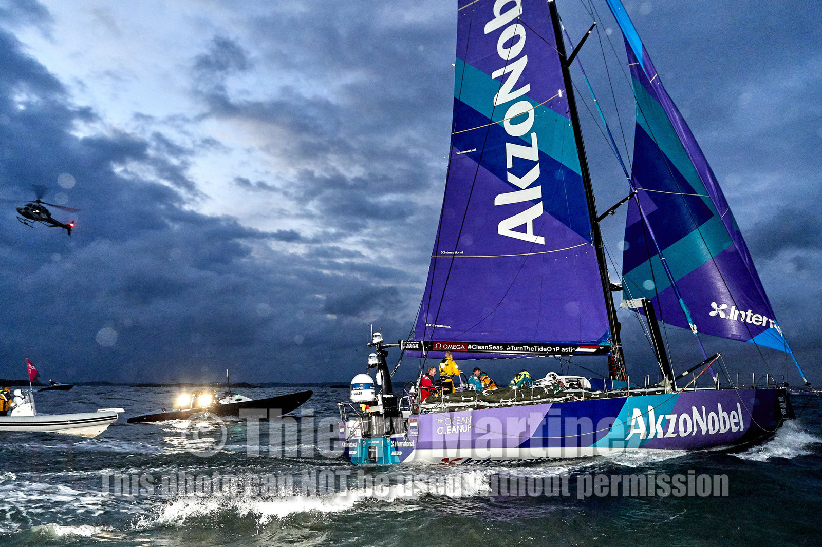 team AkzoNobel  in Volvo Ocean Race 2017-18.
