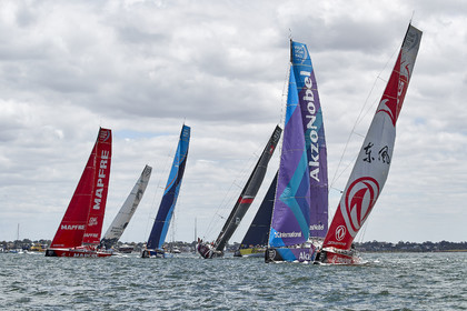 team AkzoNobel  in Volvo Ocean Race 2017-18.