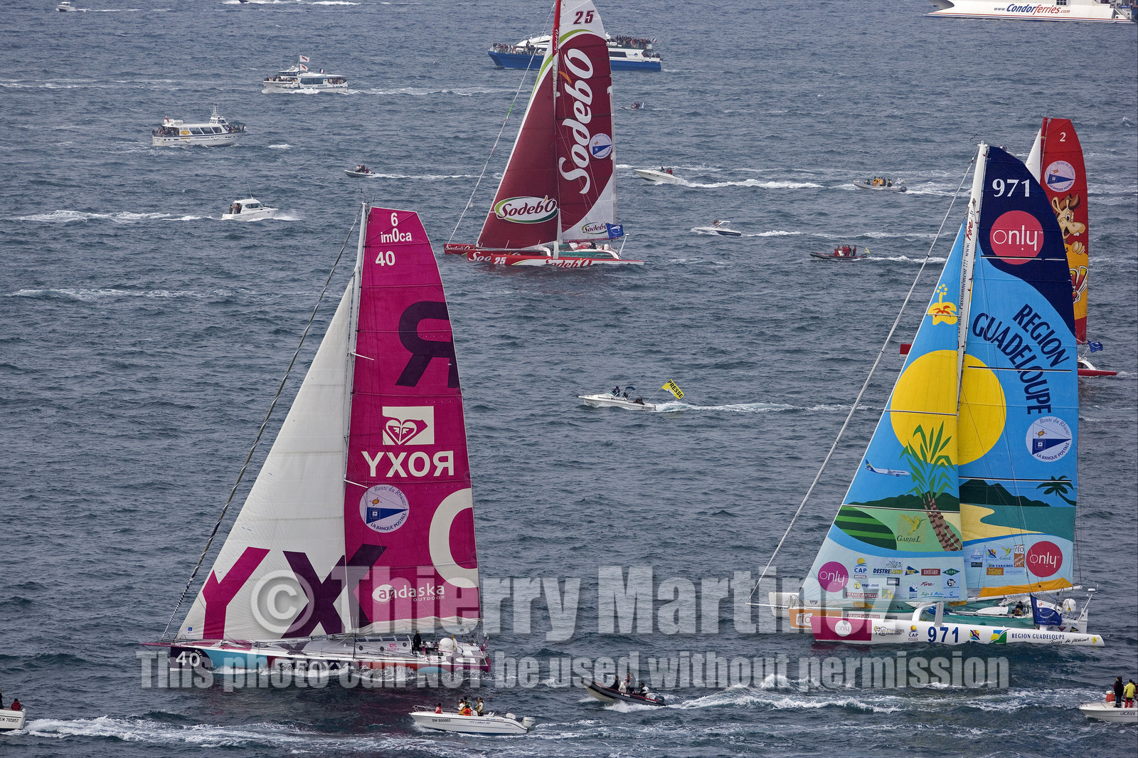 ROUTE DU RHUM Start in St Malo.Oct  2006