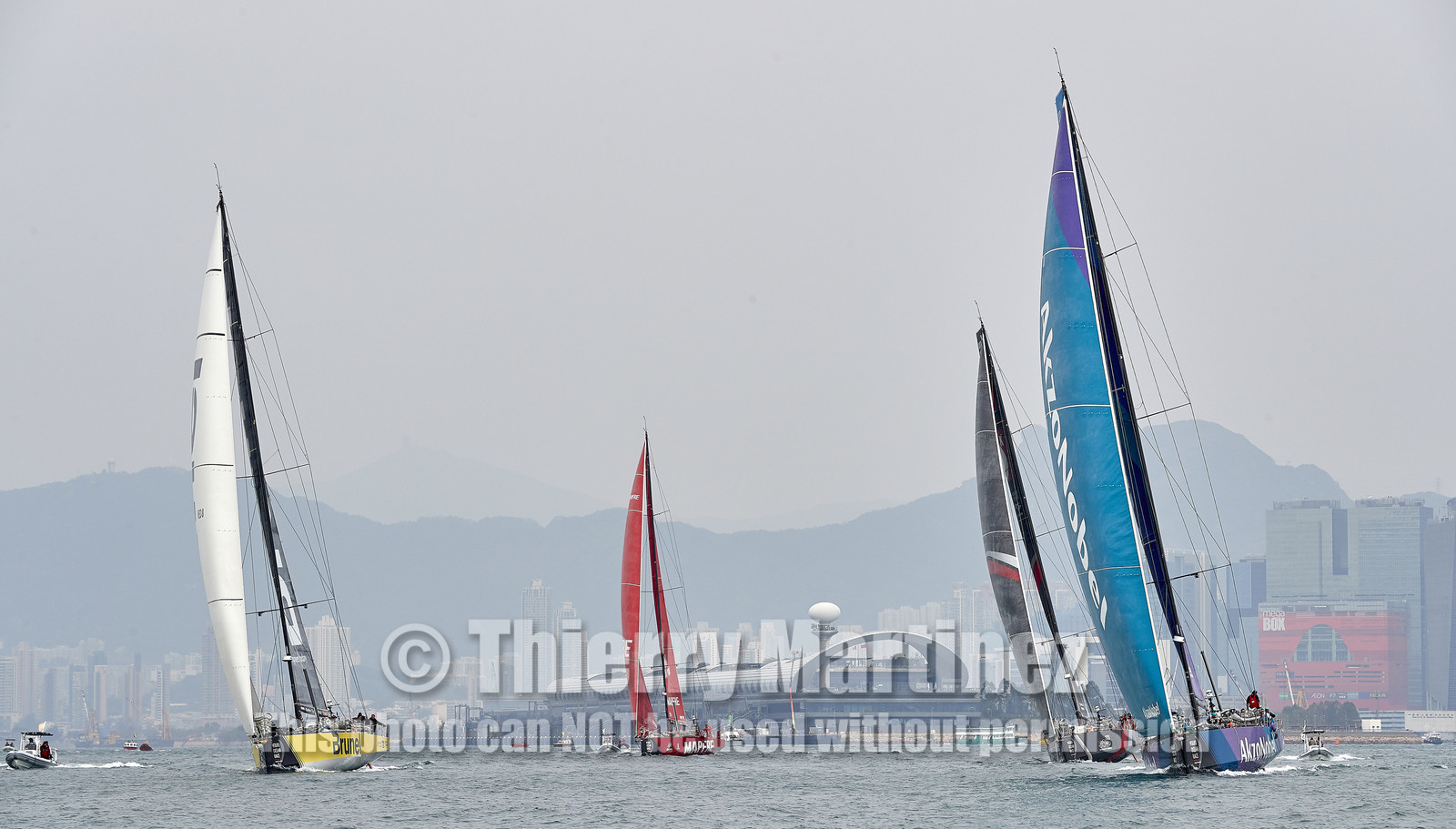 team AkzoNobel  in Volvo Ocean Race 2017-18.